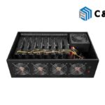 Apexto ATX Power Mining Rig Machine , Aluminum alloy ETH Mining Case